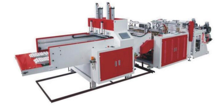 Double Lines T-shirt Bag Making Machine