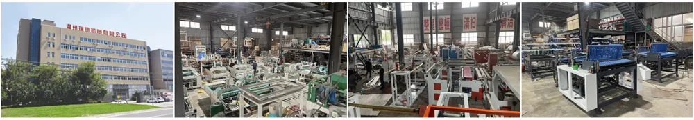 RUIKANG factory showroom with compact and industrial protective packaging production lines
